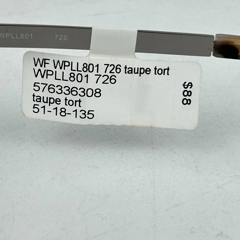 Walmart WPLL801 Unisex Eyeglasses Frame Gray‎ Oval Shape Full Rim 51-18-135mm